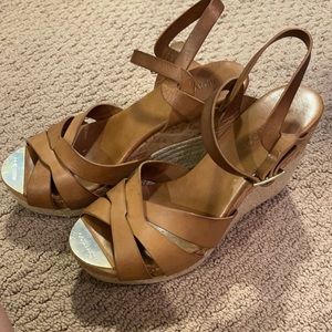 Jimmy Choo Wedge Sandals - Tan size 38